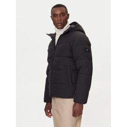 Tommy Hilfiger Пухено яке MW0MW40616 Черен Regular Fit