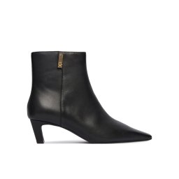 Tommy Hilfiger Боти Th Square Toe Kitten Bootie FW0FW08768 Черен