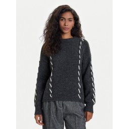 Vero Moda Пуловер Ilina 10334866 Сив Loose Fit