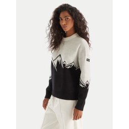 Roxy Пуловер Cozy Sound ERJSW03657 Черен Regular Fit