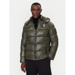 KARL LAGERFELD Зимно яке 505022554590 Зелен Regular Fit