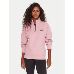 Reebok Суитшърт RK25160CCW Розов Regular Fit