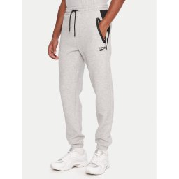 Reebok Долнище анцуг RK25145CCM Сив Regular Fit