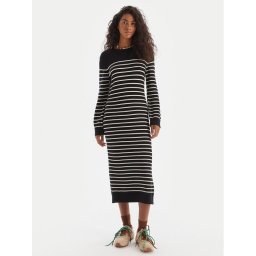 Roxy Плетена рокля Cool Waves SD ERJKD03536 Черен Regular Fit