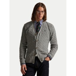 Polo Ralph Lauren Кардиган 710949808005 Сив Regular Fit