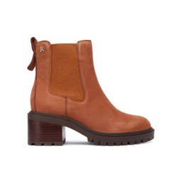Tommy Hilfiger Боти Th Nubuck Chelsea Cleated Heel FW0FW09158 Кафяв