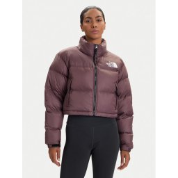 The North Face Пухено яке Nuptse NF0A5GGE Виолетов Regular Fit