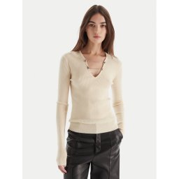 Patrizia Pepe Пуловер 2K0331/K7S0-ecW405 Екрю Regular Fit