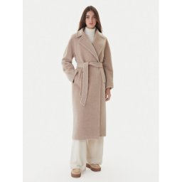 Weekend Max Mara Вълнено палто Tempera 2525016082 Бежов Regular Fit