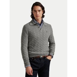Polo Ralph Lauren Пуловер 710974165002 Сив Regular Fit