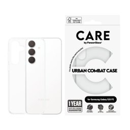 Гръб Care by PanzerGlass за Samsung Galaxy S25 FE, Flagship, Urban Combat - Прозрачен