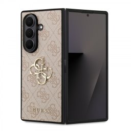 Гръб Guess PU 4G Metal Logo Case за Samsung Galaxy Z Fold 7 - розов