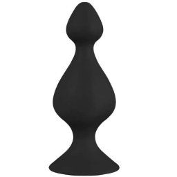 Анален разширител - Butt Plug медицински силикон "BACK UP BLACK" 10.5 см