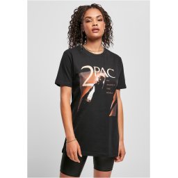Women's T-shirt Tupac Me Against The World Cover Tee black