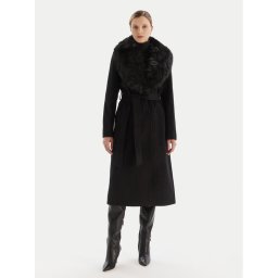 MICHAEL Michael Kors Вълнено палто 77A7141M21 Черен Regular Fit