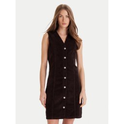 Vero Moda Ежедневна рокля Eden 10333959 Кафяв Regular Fit