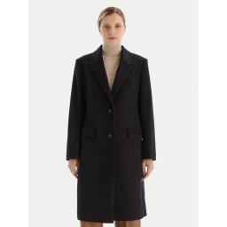BOSS Вълнено палто Classin 50548371 Черен Regular Fit