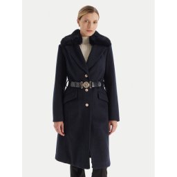 Guess Преходно палто W5BL25 W2672 Тъмносин Regular Fit