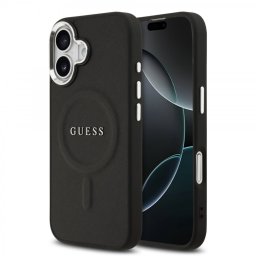 Гръб Guess PU Saffiano MagSafe Case за iPhone 17 - Черен