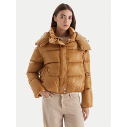 Patrizia Pepe Пухено яке 2O0050/A9M0-B847 Бежов Regular Fit