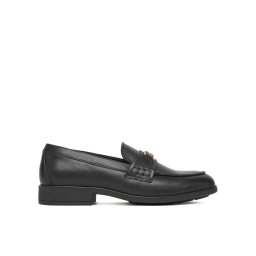 Tommy Hilfiger лоуфъри с дебела подметка Th Logo Leather Loafer FW0FW08705 Черен