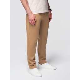 Ombre Men's sweatpants with unlined leg - brown