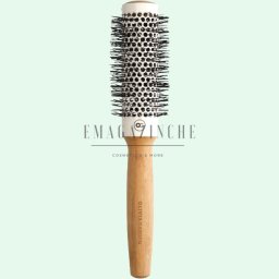 Olivia Garden Професионална кръгла четка за сешоар от екологичен бамбук Ø 33 mm Bamboo Touch Thermal