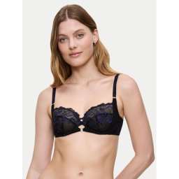 Triumph Сутиен балконет Wild Gardenia Florale 10224879 Черен