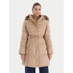 Guess Пухено яке W5BL30 W2802 Бежов Regular Fit