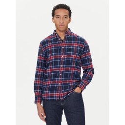 Tommy Hilfiger Риза Hero MW0MW40473 Тъмносин Regular Fit