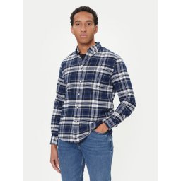 Tommy Hilfiger Риза Hero MW0MW41345 Тъмносин Regular Fit