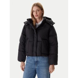Levi's® Пухено яке Western Bubble 003MD-0001 Черен Relaxed Fit