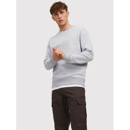 Jack & Jones Суитшърт Star 12208182 Сив Regular Fit