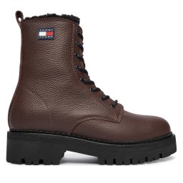 Туристически oбувки Tommy Jeans Tjw Urban Laceup Boot Wl EN0EN02906 Кафяв