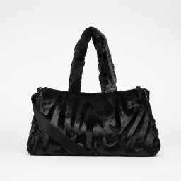 Чанта Nike Sportswear Faux Fur Tote Black/ Black/ Metallic Silver Universal