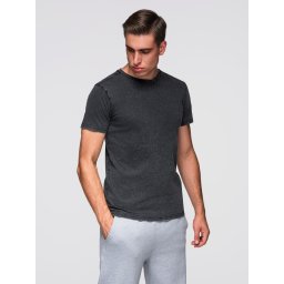 Ombre Men's T-shirt with wash effect - black
