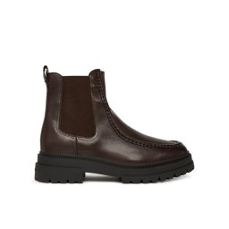Tommy Hilfiger Боти тип челси Th Chunky Dress Casual Chel FM0FM05763 Кафяв