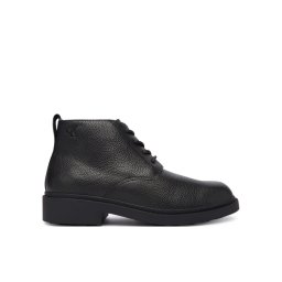 Calvin Klein Боти Dress Lug Desert Boot Lth YM0YM01427 Черен