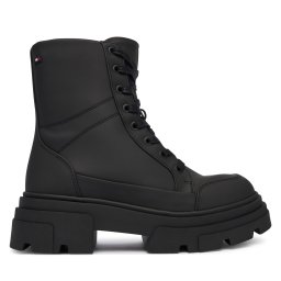 Зимни обувки Tommy Hilfiger Tommytech Water Repellent Laceup FW0FW09161 Черен