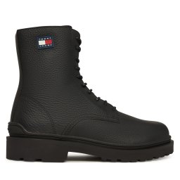 Зимни обувки Tommy Jeans Tjm Lace Up Tumbled High EM0EM01631 Черен