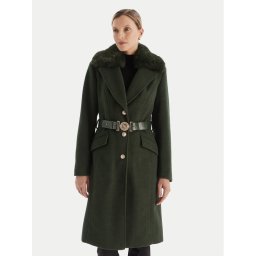 Guess Преходно палто W5BL25 W2672 Зелен Regular Fit