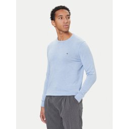 Tommy Hilfiger Пуловер MW0MW28046 Светлосиньо Regular Fit