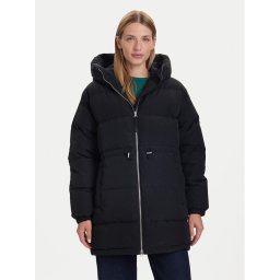 United Colors Of Benetton Пухено яке 22T6DN087 Черен Regular Fit