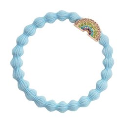By Eloise London Bling Charms Rainbow гривна / ластик за коса цвят син
