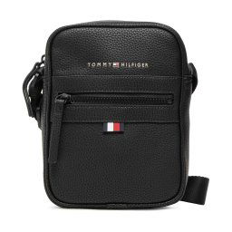 Мъжка чантичка Tommy Hilfiger Essential Pu Mini Reporter AM0AM09504 Черен