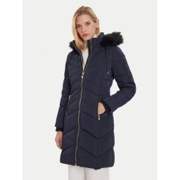 Morgan Пухено яке 252-GCLEA Тъмносин Slim Fit