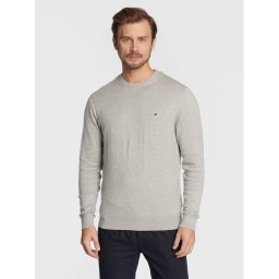 Tommy Hilfiger Пуловер MW0MW28046 Сив Regular Fit