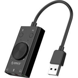 Orico външна звукова карта SC2-BK-PRO