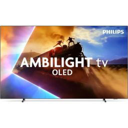 Телевизор Philips 55OLED770/12, 55" UHD 4K OLED 120Hz Ultra-low lag, 3840x2160, DVB-T/T2/C/S/S2, Ambilight 3, HDR10+, Titan OS,
