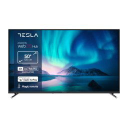 Телевизор Tesla 50E645BUW, 50" (127 см), LED, 4K Ultra HD, Черен